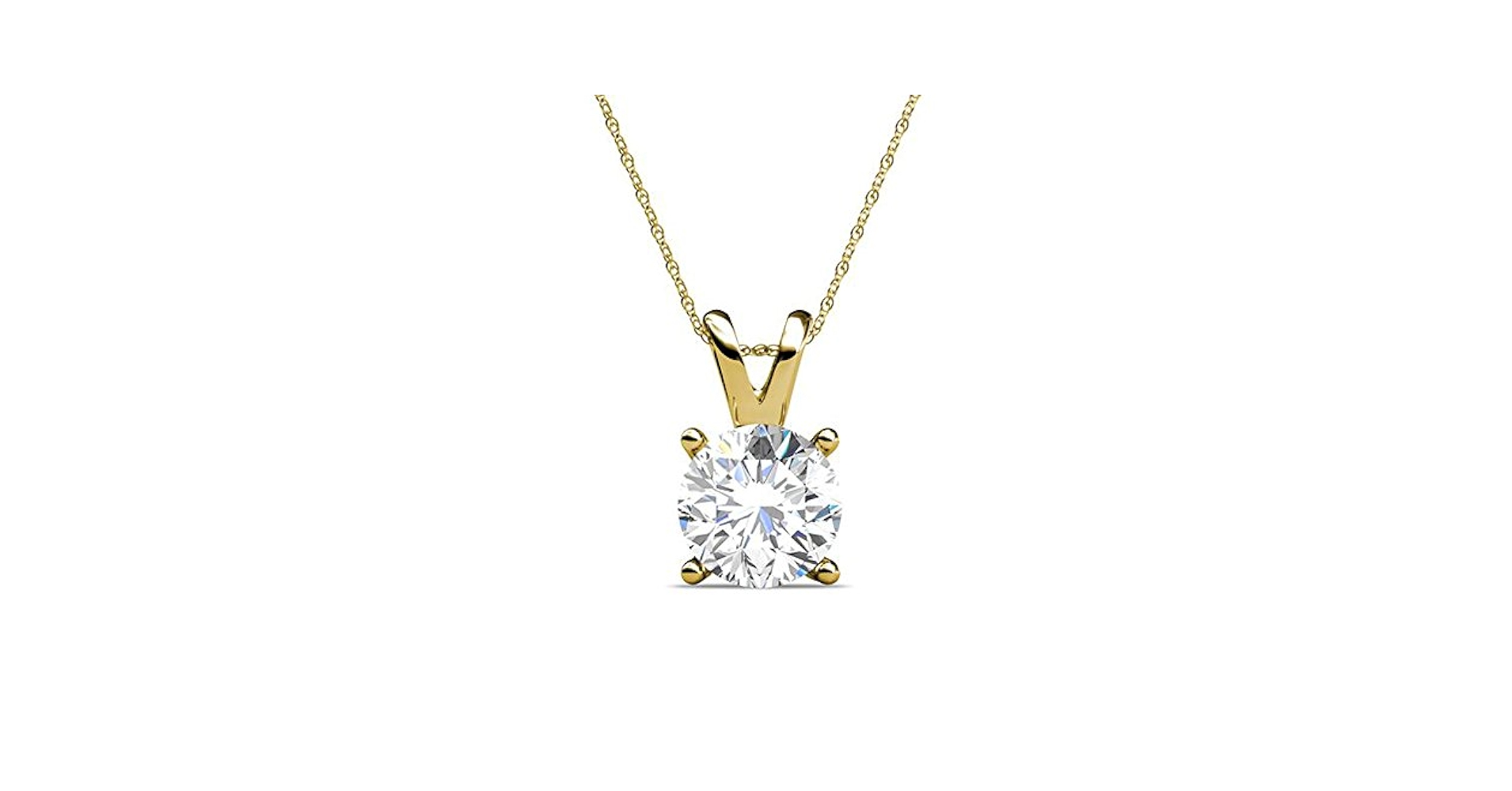 ネックレス・ペンダント Round Brilliant Pendant Necklace / 6 Prong #3813 Amazon.com: PARIKHS Round Diamond Solitaire Pendant Premium