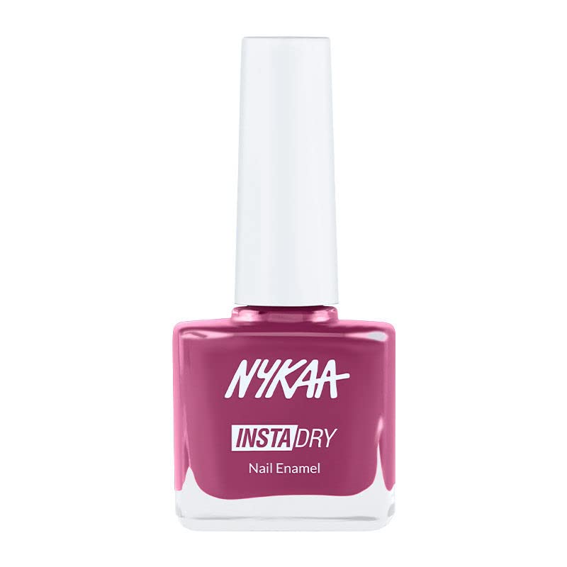 Nykaa Insta Dry Fast Drying Nail Enamel Polish, Punch Pink 340, 9ml-image-24