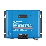Victron Energy SmartSolar MPPT Tr VE. Can Solar Charge Controller (Bluetooth) - MPPT Charge Controller for Solar Panels - 150V 100 amp 12/24/36/48-Volt