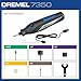 Dremel 7350 4V Cordless Rotary Tool Kit with 5 Accessories and USB-C Rechargeable Battery - Single Speed for Carving, Engraving, Sanding and Cleaning