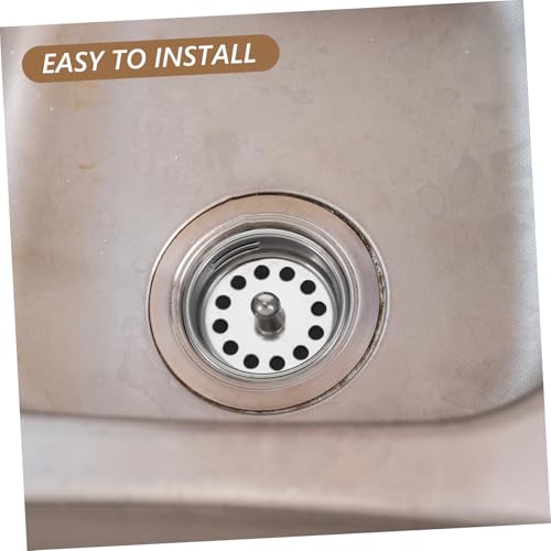 OSALADI 2 piezas colador de acero inoxidable para fregadero miniatura 6