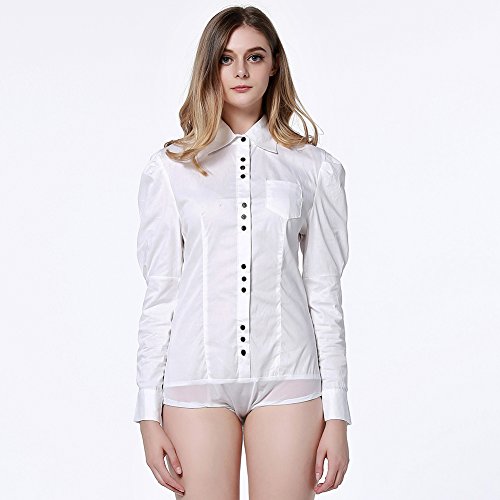 ASAP Women Long Sleeve Cotton Business Shirts 1700CA