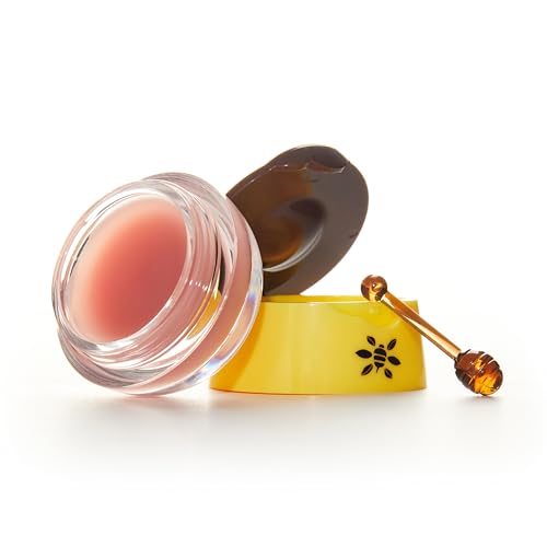 Honeybee Gardens Nectar Lip Mask with Murumuru Seed Butter, Shea Butter, Vegan, Cruelty Free, Gluten Free, Moisturizing, Hydrating