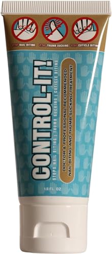 Control-It Stop Thumb Sucking & Nail Biting Cream (3-Pack) All-Natural, Kid-Safe Deterrent | Gentle on Skin, Teeth, Fingers | Bitter Taste, Easy-to-Apply Formula