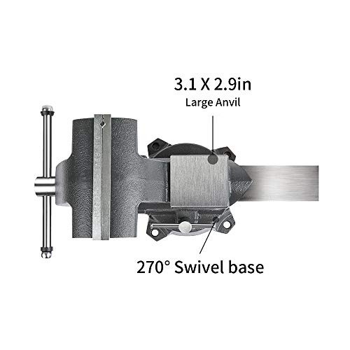 Reviews for Forward CR60A 6.5Inch Bench Vise Swivel Base Heavy Duty