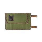 Snap Tool / Barber Roll Water Resistant Canvas Handmade by Hide & Drink :: Olive Canvas