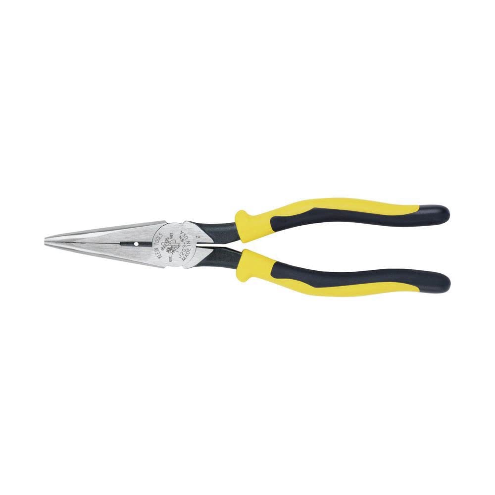 Pince à long bec Klein Tools J203-8 N pour travailler sans fatigue dans les espaces étroits