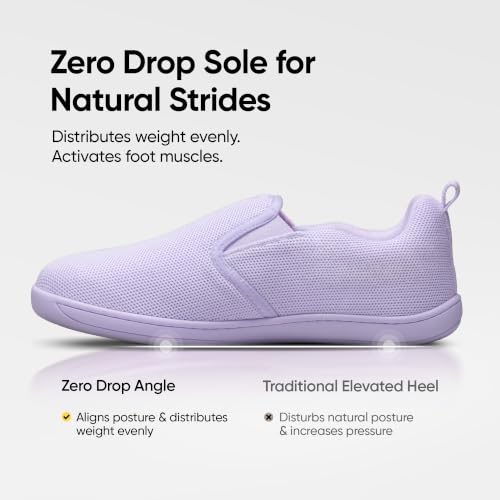 Image of Frido Cloud Comfort Walking Shoes for Women | Zero-Drop Barefoot Design with Wide Toe Box | Lightweight Breathable Comfort Shoes | Natural Foot Movement | Available in Slip-On & Lace-Up Styles