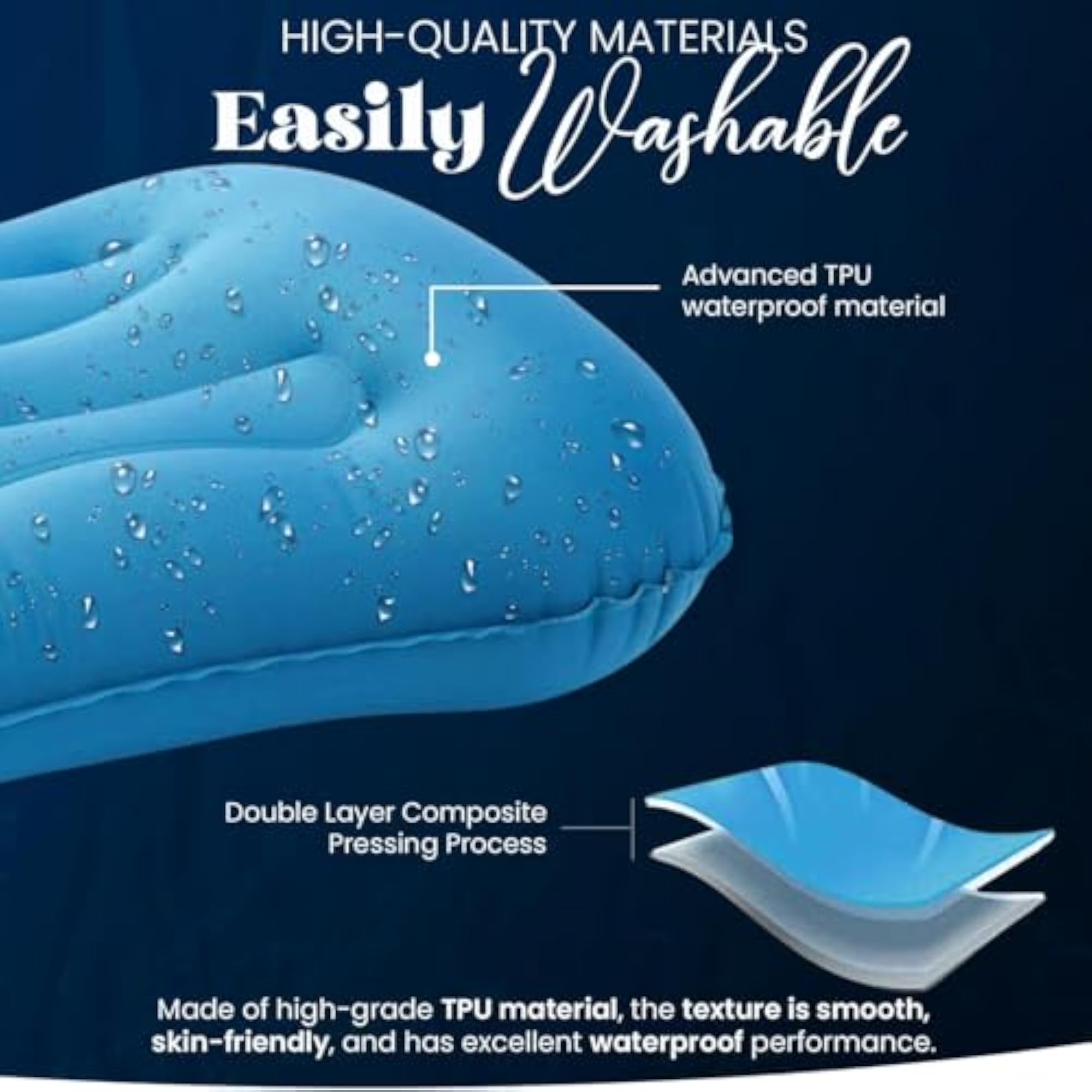 Ultralight Inflatable Travel Pillow for Camping & Hiking