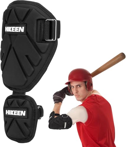 Hikeen Verstellbarer Baseball Ellbogenschoner, Softball Ellbogenschützer Ellbogenprotektor Baseball für Erwachsene, Ellbogenschoner Sport für Baseball Training und Softball Training