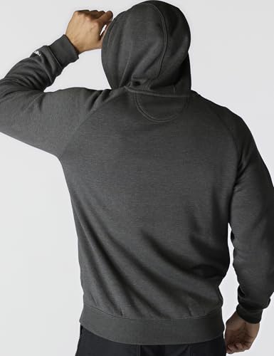 Carhartt Force Herren-Sweatshirt mit lockerer Passform, leicht, Logo-Grafik, Anthrazit meliert, Medium – Ansicht 4