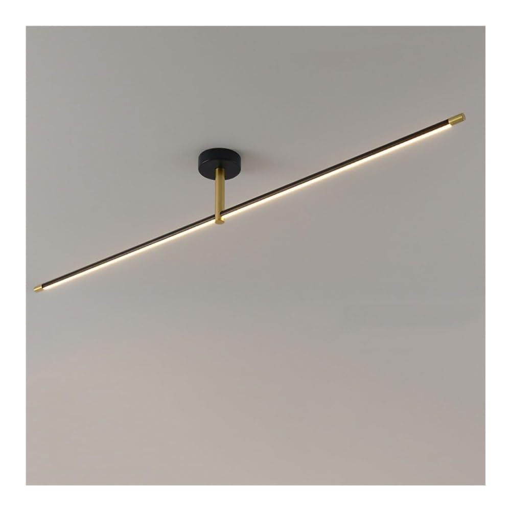 TONFON Modern Linear Ceiling Light Tricolor LED Ceiling Lamp Minimalist Long Bar Ceiling Light Fixture for Hallway Balcony Entryway Foyer Stairwell Aisle Loft Restaurant