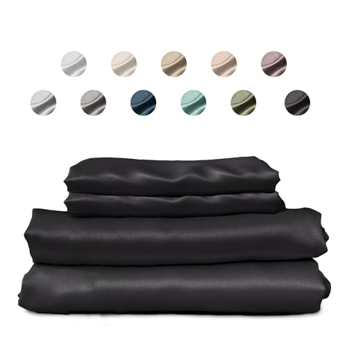 Colorado Home Co Set di lenzuola in seta (4 pezzi)