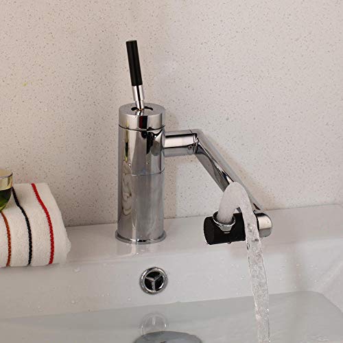 Robinet de salle de bain pivotant 360 Brass au design durable