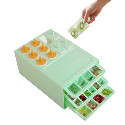 Set 3 in 1 Stampi Ghiaccioli e Cubetti Ghiaccio in