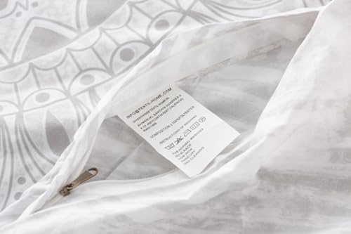 Miniatura 7 de Textilhome Funda Nórdica Cama 180 Ramas - Microfibra Juego Edredón Nórdico 260x240 Cm Con 2 Fundas De Almohada 70x40 Cm , Tejido Suave, Transpirable Y Lavable Color Natural