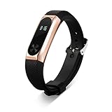  Correas xiaomi Band 2,☀️Modaworld Correa de Pulsera de reemplazo Correa de Reloj Elegante + Caja de Metal para Pulsera Xiaomi Mi Band 2 (Oro Rosa)