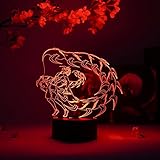 Ken Kaneki Centipede Otaku Lamp – Tokyo Ghoul – Anime Lamp Figure Night Light, 16 Color RGB LED...
