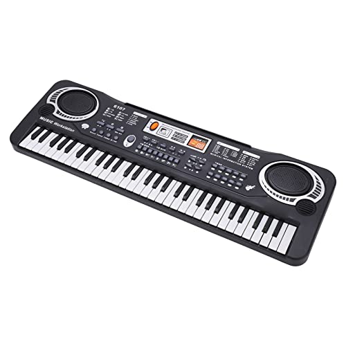 Fuwe Clavier électronique avec 61 Touches, Tableau d’apprentissage, 6 Chansons de Démonstration, 16 Vrais Instruments de… - Les Beatles, Paul McCartney, John Lennon, RIngo Starr, George Harrison Fuwe Clavier électronique avec 61 Touches, Tableau d'apprentissage, 6 Chansons de Démonstration, 16 Vrais Instruments de…