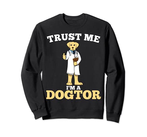 Trust Me I'm A Dogtor Funny Dog Pun Veterinary Felpa