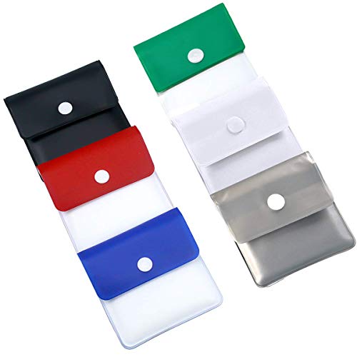Preisvergleich Produktbild Taschenaschenbecher,6 Stück Taschenaschenbecher Beutel Tragbarer Zigarettenaschenbeutel Kompaktes,Feuerfestes PVC Geruchlos