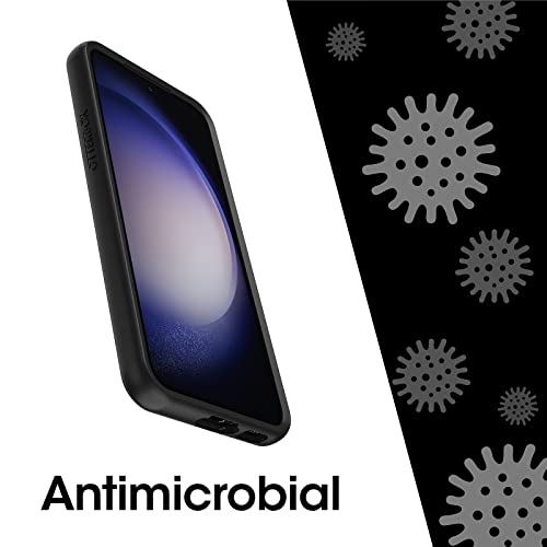 OtterBox Galaxy S23+ Symmetry Series Case - Single Unit Ships in Polybag, Ideal for Business Customers - BLACK , ultra-sleek, wireless charging compatible, raised edges protect camera & screen - image 7