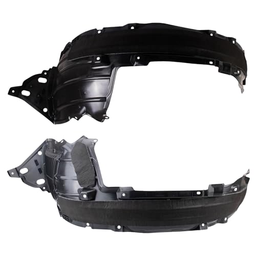 Image of TRQ Front Driver and Passenger Side Inner Fender Liner Set Compatible with 2020-2022 Honda CR-V Hybrid Touring EX EX-L 2020 Honda CR-V Hybrid LX