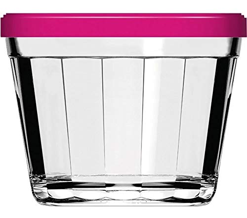Conjunto 6 Potes de Vidro 350ml Nadir Figueredo