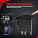 Nilight LED Light Bar Wiring Harness Kit 12AWG Heavy Duty 12V 5Pin Rocker Switch Laser On Off Waterproof Switch Power Relay Blade Fuse-2 Lead (10038W)