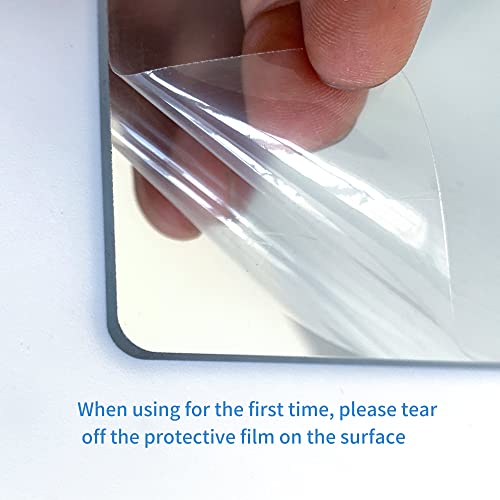 Shower Mirror Fogless For Shaving Mirror For Shower,Unbreakable Mirror,(Small,2 Pack 6''X4'') Anti Fog Shower Mirror,Handheld Frameless Makeup Camping Bathroom Mirror,Small Locker Plastic Mirror #TOP7