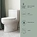 HOROW HR-ST076WD Dual Flush Elongated Toilet with Soft Close Seat, High-Efficiency Supply, Standard Bathroom Toilet 12