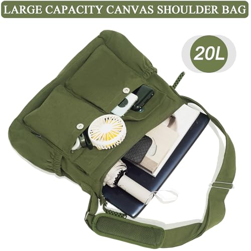 Sogoyfla Canvas Messenger Bag For Women/Men thumb #4