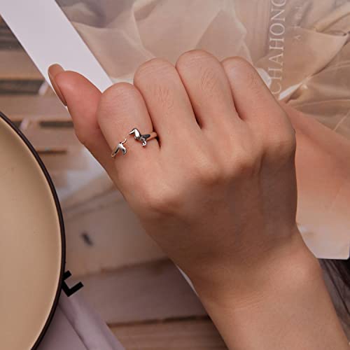 Bague teckel en argent ajustable : fini les erreurs de taille