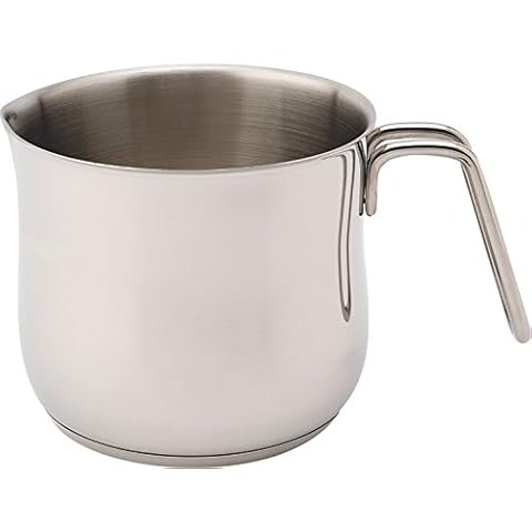 Zinel 1018 Milk/Sauce/Boiling Pot, Stainless Steel, Silver, 15 cm Cover