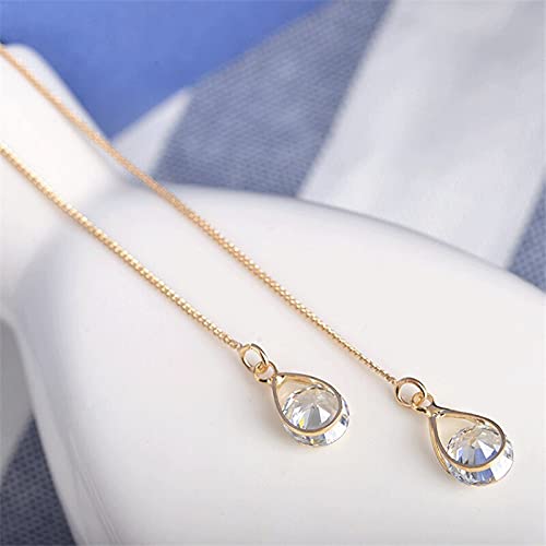 Boucles d'oreilles de mariage aux finitions joaillerie