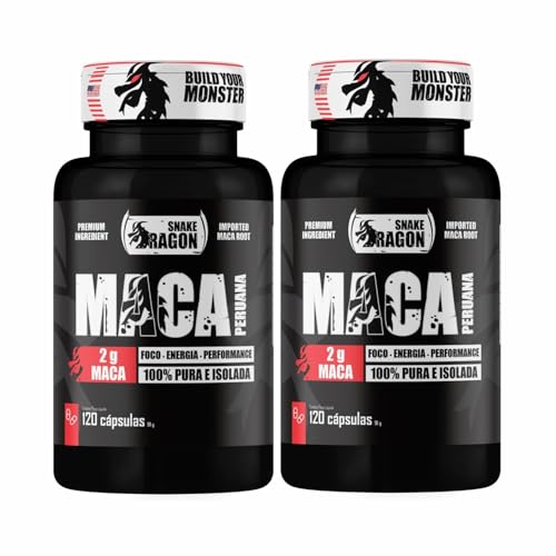 2 cápsulas de Maca Peruana Preta 2000mg