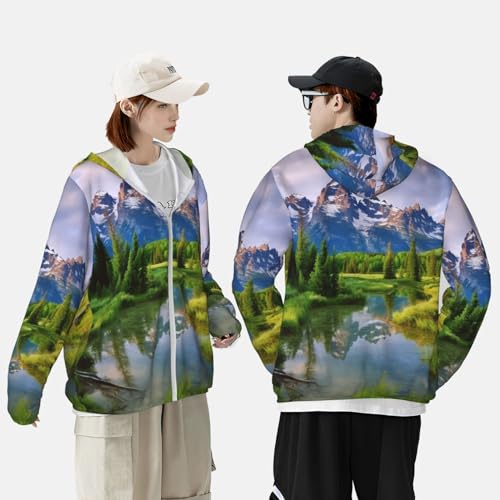 Chaqueta Larga Ligera con Capucha Protección Solar miniatura 5