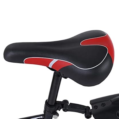 YQCXG Rennrad für Erwachsene, 26 Zoll, faltbares Mountainbike, 21-Gang-Mountainbike aus Karbonstahl für Erwachsene, rutschfestes Fahrrad, mit doppelt gefedertem Rahmen und Scheibenbremse – Bild 5