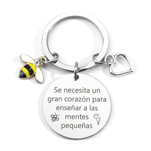 coTaSiEY Regalo Profesora, Regalo Profesora Infantil, Llaveros para Profesores, Regalos Originales para Profesores, Regalos para Profesores, Regalo Profe, Regalo Profesor, Regalo Profesora Navidad