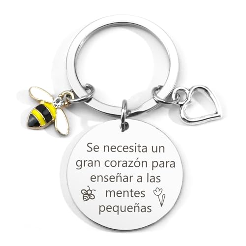 coTaSiEY Regalo Profesora, Regalo Profesora Infantil, Llaveros para Profesores, Regalos Originales para Profesores, Regalos para Profesores, Regalo Profe, Regalo Profesor, Regalo Profesora Navidad
