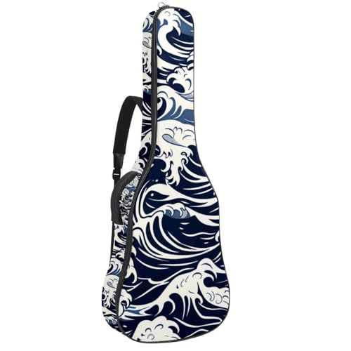 Étui souple guitare acoustique 109 cm léger anti-pluie pour le transport