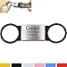 HOOSUN Pet Dog ID tags, Stainless Steel Custom Engraved Customized ID tag on Collar personalized Dog Name ID Tags Fit 3/8" & 5/8" & 3/4" Dog Collars for Small Medium Large Dogs and Cats