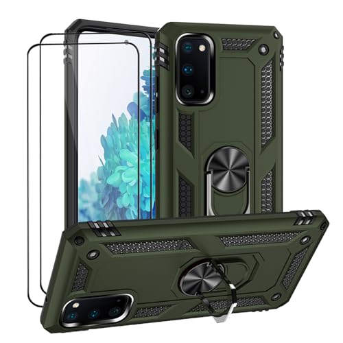 Coque blindée Samsung S20 verte idéale pour activités extérieures