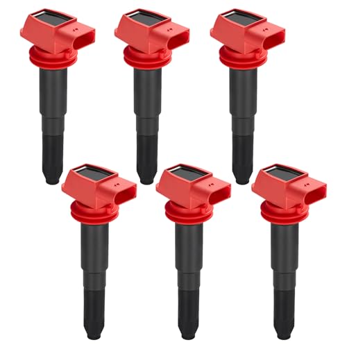 Image of BDFHYK Ignition Coil Packs Compatible with Porsche 2011-2016 Panamera 3.6L V6,2010-2016 Panamera 4.8L V8,2008-2014 Cayenne 4.8L V8,Coil for 94860210411 UF-660 UF660 Set of 6