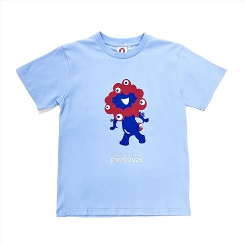 大阪・関西万博 EXPO2025 ミャクミャク キッズTシャツ 前後ビックプリント BP2401 （サックス 150）