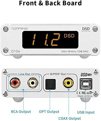 Amazon.co.jp: TOPPING D10s USB DAC DSD256 PCM32Bit/384kHz