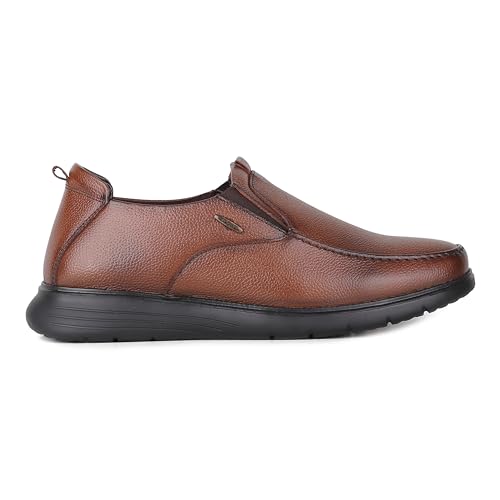 Image of Red Chief Genuine Leather Formal Slip On for Men | Pull-On Shoes for Men | RC3977LR