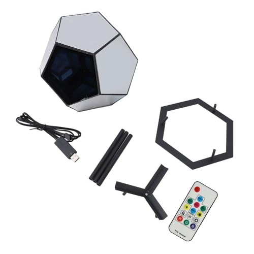 Lampe dodécaèdre LED, le cadeau d'ambiance parfait pour chambre d'enfant
