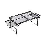 Campingtisch aus Aluminium, verstellbar, zusammenklappbar, für Garten...