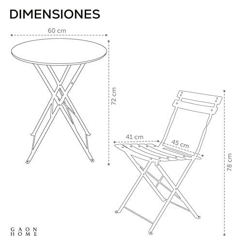 Mejores comprativas On-line Set de Sillas y Mesas para Patio comprados en linea. 18 Imagen adicional